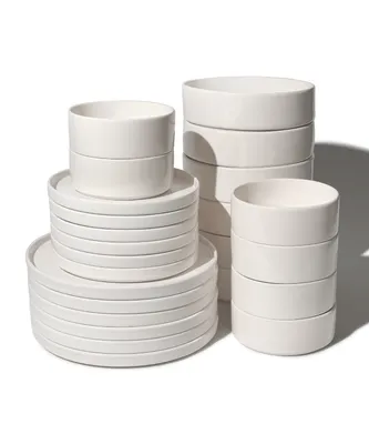 Geschirrset Cremeweiß | Nia