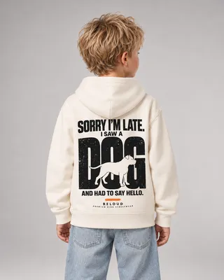 I SAW A DOG Kids Hoodie