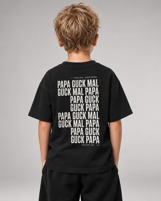 GUCK MAL PAPA Kids Shirt