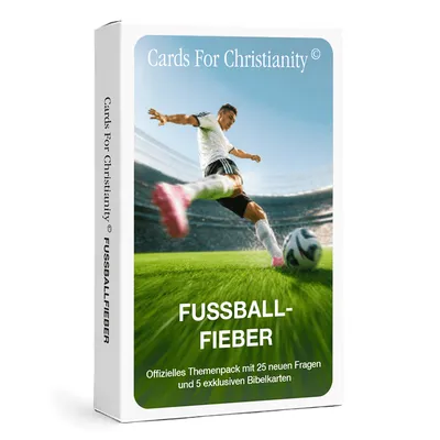 Cards For Christianity Themenpack FUSSBALLFIEBER | Erweiterung für das Hauptspiel mit 30 neuen Karten