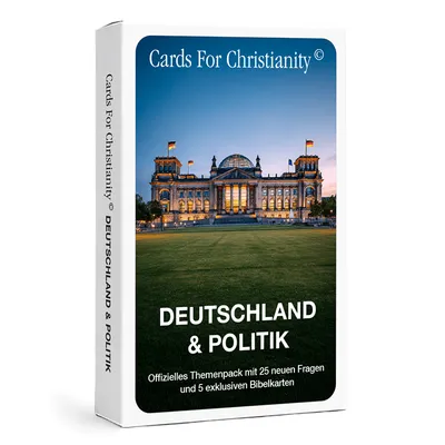Cards For Christianity Themenpack DEUTSCHLAND & POLITIK | Erweiterung für das Hauptspiel mit 30 neuen Karten
