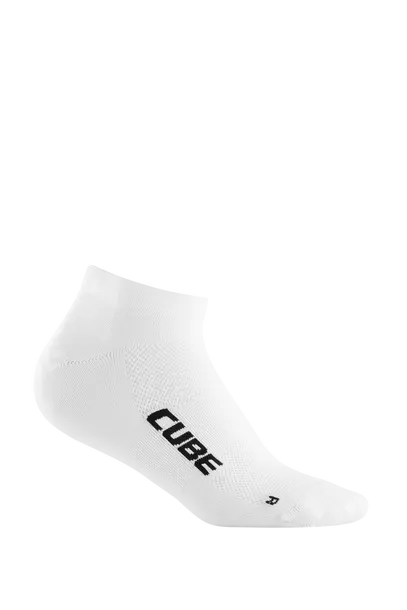 CUBE Socks Low Cut ROAD/XC Blackline – white – Bild 1