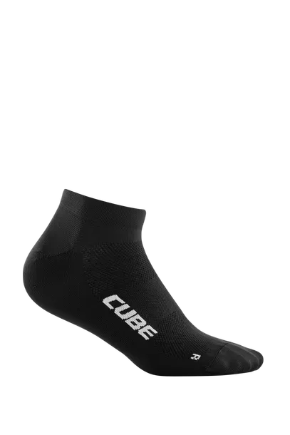 CUBE Socks Low Cut ROAD/XC Blackline – black – Bild 1