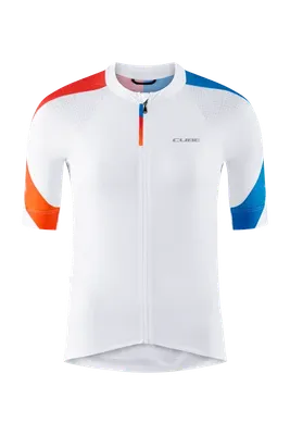 CUBE ROAD/XC WS Jersey TEAMLINE S/S – offwhite