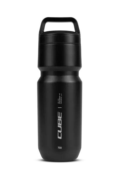 CUBE Stainless Steel Bottle Arc 700 – black – Bild 1