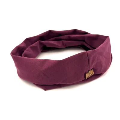 Sportband breit - Granatrot