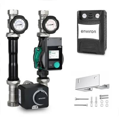 ProfiMix Heizkreispumpengruppe mit Drei-Wege-Mischer, Environ END05 Stellmotor und Wilo Stratos PICO plus 25/0,5-6 Hocheffizienzpumpe