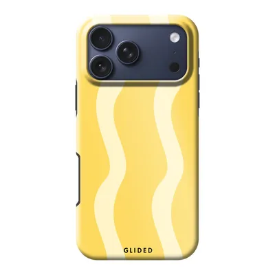 Yellow Wavy Handyhülle - MagSafe Case