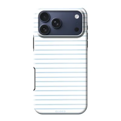 Blue & White Stripes Handyhülle - Tough Case