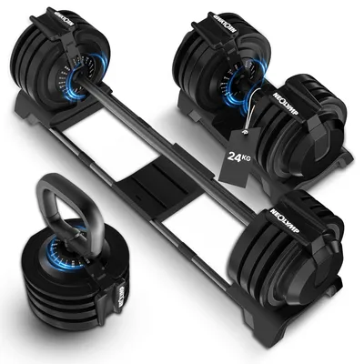 3-in-1 Hantelset zum Verstellen 24kg