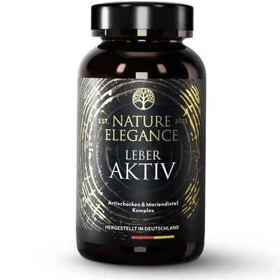 Nature Elegance - Leber Aktiv (Mariendistel Artischocke Löwenzahn Komplex) (2er Pack (240 Stück))