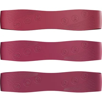 Pilatesbänder 3er Set - aus Silikon
