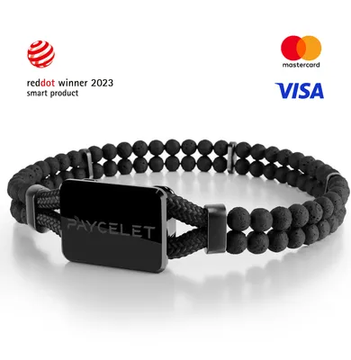 PAYCELET ONE - Onyx Black - Perlenarmband - Set