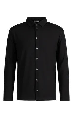 Hemd aus Premium Jersey, langarm