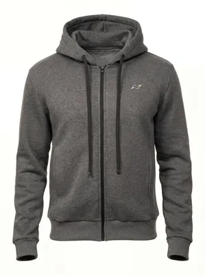 SL-600 Zip Hoodie Grey Melange