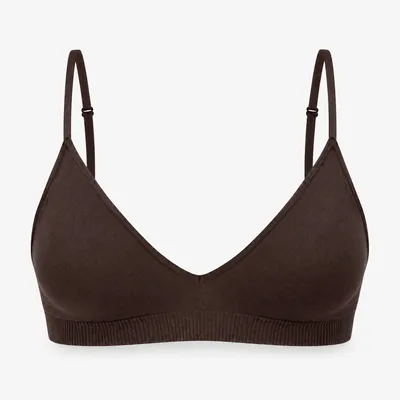 Seamless Triangel Bralette | Coffee Bean