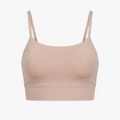 Microfiber Seamless Bralette | Beige