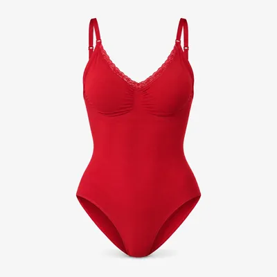 Shaping Body mit Spitze | Classic Red