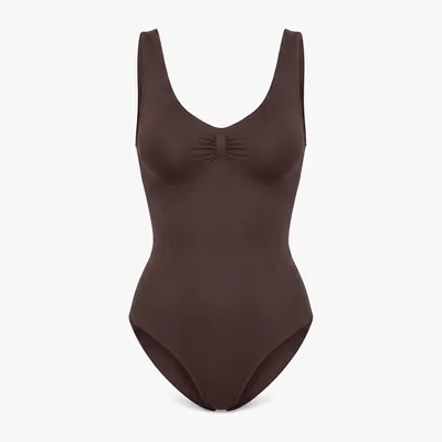 Shaping Body mit breiten Trägern | Coffee Bean