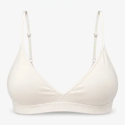 Seamless Triangel Bralette | Cremeweiß