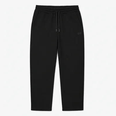 Jogginghose mit weitem Bein Damen | Schwarz