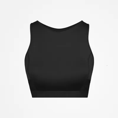 Sport-BH mit Logo | Schwarz