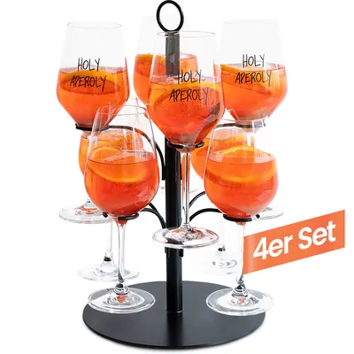 4er Set Premium Getränke Tower für 8 Gläser (B2B Edition)
