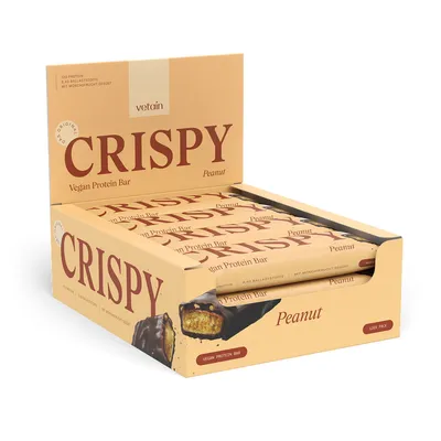 CRISPY veganer Proteinriegel - Peanut (12er Pack)