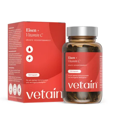 Eisen + Vitamin C (120 Kapseln)