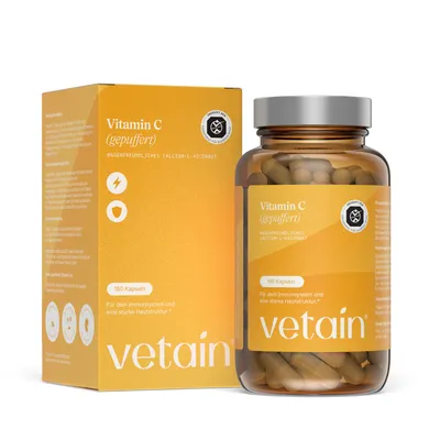 Vitamin C gepuffert (180 Kapseln)