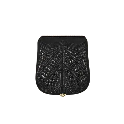 Wechselklappe - Black Sparkle - schwarz